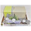 Image 1 : 3 DRAGONFLY CANDLES & PLANT WATERING GLOBE