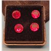Image 1 : LOT OF 4 ROUND 3.5 CTS IN TOTAL,MATCHED MOZAMBIQUE