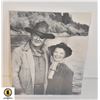 Image 1 : VINTAGE PORTRAIT OF JOHN WAYNE WITH ACTRESS