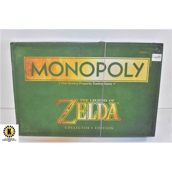 THE LEGEND OF ZELDA MONOPOLY COLLECTOR'S EDITION