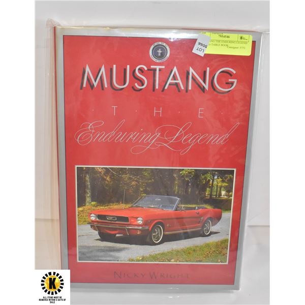 MUSTANG THE ENDURING LEGEND COFFEe TABLE BOOK