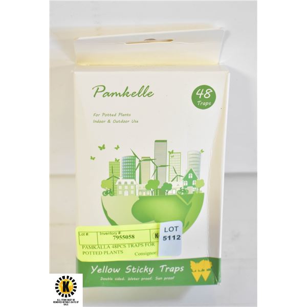 PAMKALLA 48PCS TRAPS FOR POTTED PLANTS