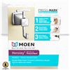 Image 1 : NEW MOEN HENSLEY CHROME DOUBLE ROBE HOOK