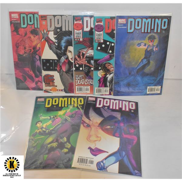 MARVEL DOMINO #1-4 (2003), #1-3 (1997) COMIC SETS