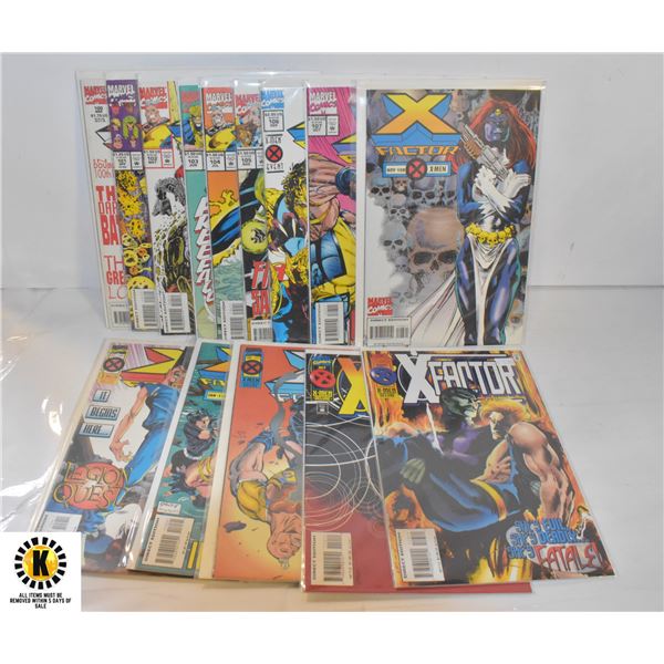 MARVEL X-FACTOR #100-113 COMIC LOT