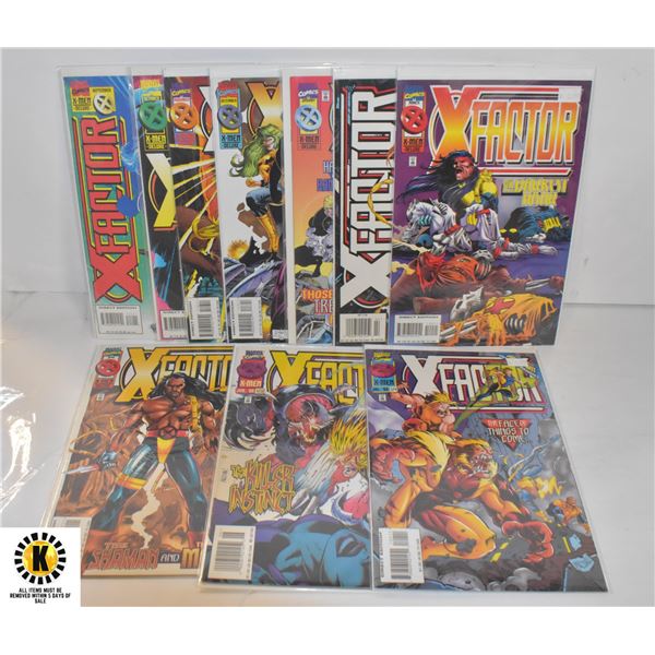 MARVEL X-FACTOR #114-124 COMIC LOT