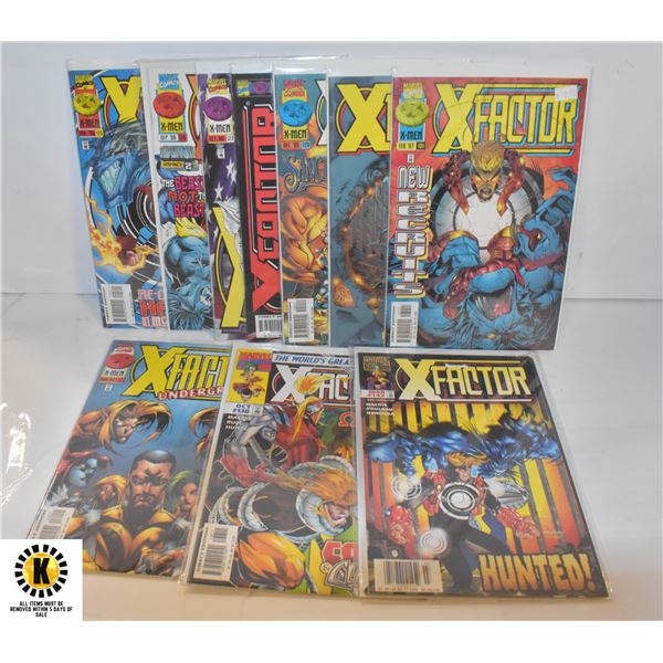 MARVEL X-FACTOR #125-143 COMIC LOT