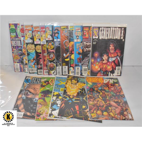 MARVEL GENERATION X #27-73 PLUS EXTRAS COMIC LOT