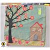 SET OF 4 NEW THROW CUSHION COVERS "TREE AND