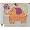 Image 1 : SET OF 3 NEW THROW CUSHION COVERS "ELEPHANT"