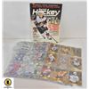 Image 1 : LOT OF 100 ASSORTEC NHL HOCKEY CARDS 1 NHL MAG
