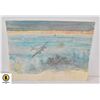 Image 1 : WATER COLOUR PAINTING - HAS SOME WATER + DAMAGE