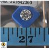 Image 1 : NEW MOISSANITE 8.0MM 2.0 CARAT ROUND CUT