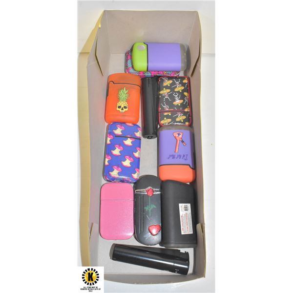 FLAT OF 7 ZENGAZ TORCH LIGHTER WITH