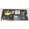 FLAT ORGANIZER FULL OF ESTATE JEWELRY-ESTATE