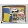 FLAT OF OFFICE SUPPLIES