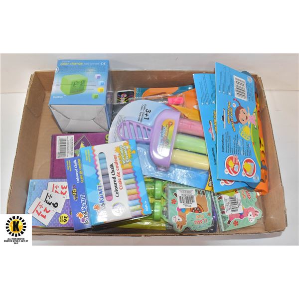 FLAT OF KIDS ENTERTAINING TOYS