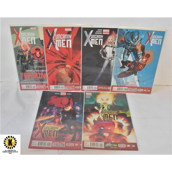 MARVEL UNCANNY X-MEN #6-11 COMIC LOT, 2013