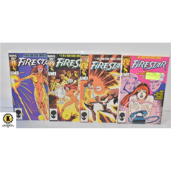 MARVEL FIRESTAR #1-4 COMIC SET