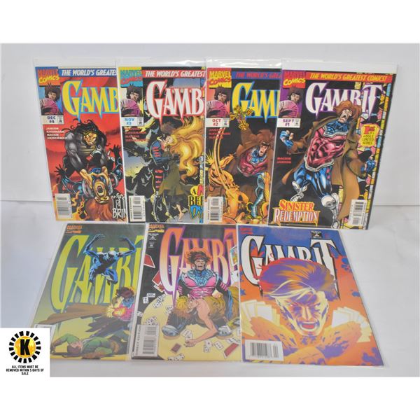 MARVEL GAMBIT 1994, 1997 SERIES COMIC LOT