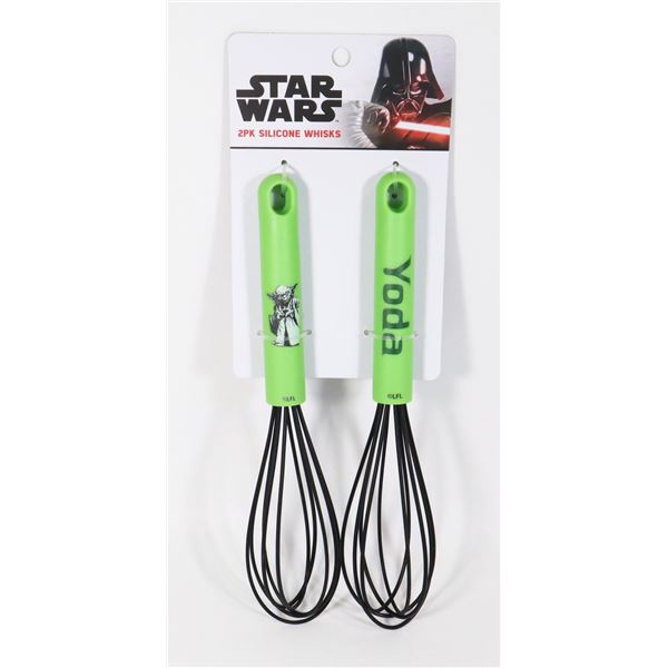NEW  2PK STAR WARS SILICONE WHISKS