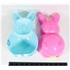 Image 1 : 2 NEW BUNNY SHAPED CONTAINERS