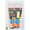 2 PACKS MULTI-PURPOSE ZIP TIES,200 PER PACK