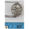 Image 1 : ABORIGINAL MOONFACE & FEATHER DOUBLE NECKLACE