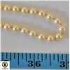 Image 1 : VINTAGE PEARL STYLE NECKLACE 20"