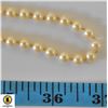 VINTAGE PEARL STYLE NECKLACE 20"