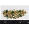 Image 1 : NEW RHINESTONE LEAF FRENCH CLIP