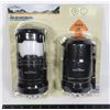 Image 1 : NEW 2 PACK OF LED POP UP LANTERNS (WITH BATTERIES)