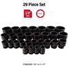 Image 2 : NEW SUNEX 29 PCS 3/4" DRIVE SAE IMPACT SOCKET SET