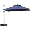 Image 1 : NEW PURPLE LEAF 10 X 10FT LED CANTILEVER UMBRELLA