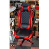 Image 1 : NEW ASSEMBLED RED/BLACK GAMING OFFICE CHAIR