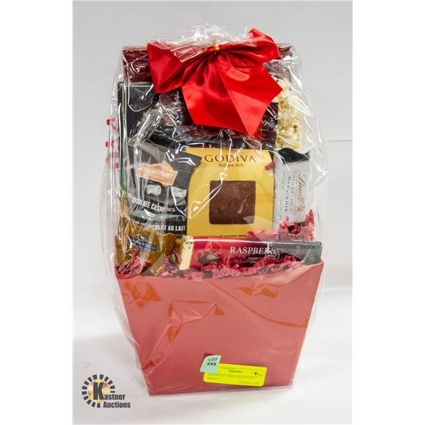 ASSORTED CHOCOLATES GIFT BASKET