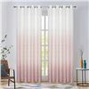 Image 1 : NEW CENTRAL PARK 2PCS OMBRE PINK 40 X 108 INCH
