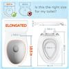Image 2 : NEW REPACK YASFEL ELONGATED TOILET SEAT WITH