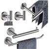 NEW 5PCS JQK BATH TOWEL BAR SET - INCLUDES DOUBLE