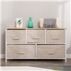 Image 1 : NEW 5 DRAWER STORAGE CHEST - HORIZONTAL IN WHITE