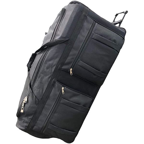 NEW GOTHAMITE WHEELED TRAVEL DUFFLE BAG - HEAVY