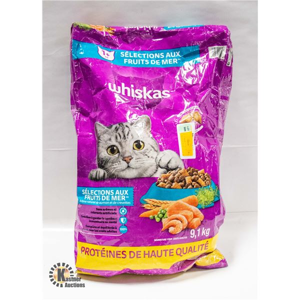 BAG OF WHISKAS SEAFOOD SELECTIONS CAT FOOD