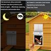 Image 2 : NEW INTELLIGENT LIGHT SENSING CHICKEN HOUSE DOOR