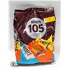 Image 1 : NEW BAG OF 105 HERSHEYS CHOCOLATE BARS SNACK SIZE