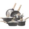 NEW UNPACKED CAROTE 11 PIECE INDUCTION COOKWARE