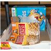 NEW FLAT OF 7 CEREAL BOXES, RICE KRISPIES &