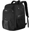 Image 1 : NEW UNBOXED LIWAG BLACK BACKPACK, MODERN DESIGN