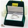 14KT STAMPED RING CZ STONE SIZE 6