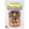 ESTATE JAR OF PENNIES