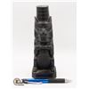 Image 2 : HAIDA TOTEM FIGURINE, 8 INCH TALL